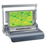 Spirálozógép, fém spirálkötéshez, manuális, 130 lap, FELLOWES "Quasar Wire"
