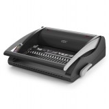 Spirálozógép, műanyag spirálkötéshez, manuális, 330 lap, GBC "CombBind200"