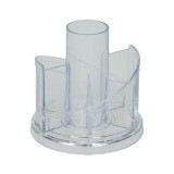 Spirit: Asztali írószertartó, kerek, áttetsző