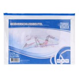 Spirit: Átlátszó cipzáras iratrendező tasak A4-es