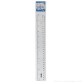 Spirit: Átlátszó műanyag vonalzó 30cm