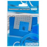 Spirit: Áttetsző kék öntapadós oldaljelölő 75x75mm