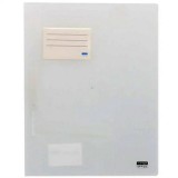 Spirit: Áttetsző lefűző mappa kártyatartóval A4