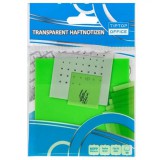 Spirit: Áttetsző zöld öntapadós oldaljelölő 75x75mm