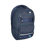 Spirit: Campus kék lekerekített iskolatáska, hátizsák