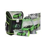 Spirit: Cool Racer Monster sportautós ergonomikus iskolatáska, hátizsák 4 db-os szett