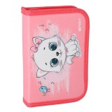 Spirit: Cuki cica mintás töltött kihajtható tolltartó 50db-os