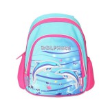 Spirit: Delfinek lekerekített iskolatáska, hátizsák 24x13x31cm