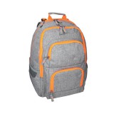 Spirit: E-Bag szürke és narancssárga lekerekített iskolatáska, hátizsák