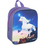 Spirit: Egyszarvú 3D mintás ovis lekerekített hátizsák 30x25x12cm
