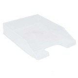 Spirit: Fehér színű áttetsző irattálca A4-es