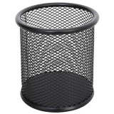 Spirit: Fekete fém ceruzatartó 9x10cm