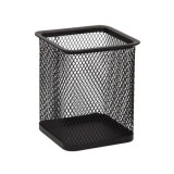 Spirit: Fekete fémhálós asztali írószertartó