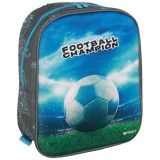 Spirit: Football Champion focis 3D mintás lekerekített ovis hátizsák 30x25x12cm