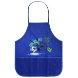 Spirit: Football mintás kék festő kötény