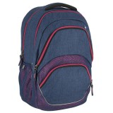 Spirit: Freedom kék és pink lekerekített iskolatáska, hátizsák