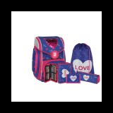 Spirit: Heart love 5db-os iskolatáska szett kiegészítőkkel LED fénnyel