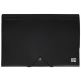 Spirit: Irattartó mappa A4 12 rekeszes fekete