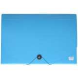 Spirit: Irattartó mappa A4 12 rekeszes kék