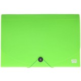 Spirit: Irattartó mappa A4 12 rekeszes neon zöld