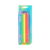 Spirit: Jumbo HB grafit ceruza szett neon külsővel 4db-os