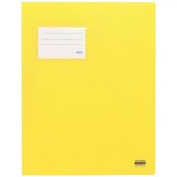 Spirit: Lefűző mappa kártyatartóval sárga színben A4