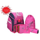 Spirit: Lovas mintás iskolatáska szett kiegészítőkkel 5db-os