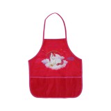 Spirit: Mágikus unikornis piros festő kötény