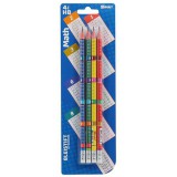 Spirit: Mathematic grafit ceruza radírral 4db-os szett