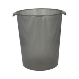 Spirit: Műanyag szemeteskosár áttetsző fekete színben 12L