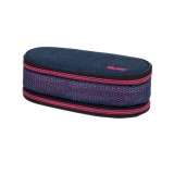 Spirit: My Bag kék és pink két rekeszes ovális tolltartó