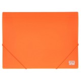 Spirit: Neon narancssárga műanyag gumis mappa A4-es