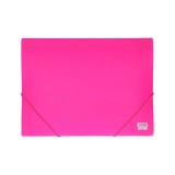 Spirit: Neon pink műanyag gumis mappa A4-es
