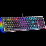 Spirit of Gamer Billentyűzet Mechanikus - XPERT K250 (105 gomb, SOG red, RGB LED,USB, anti-ghosting, fekete, magyar)