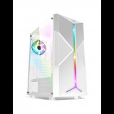 Spirit Of Gamer Clone 3 ARTIC táp nélküli ablakos ház fehér (8001RAW) (8001RAW)