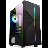 Spirit Of Gamer Clone 3 RGB táp nélküli ablakos ház fekete (8001RA) (8001RA)