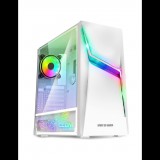 Spirit Of Gamer Clone 4 ARTIC táp nélküli ablakos ház fehér (8902RAW) (8902RAW)