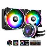 SPIRIT OF GAMER CPU Water Cooler - LIQUID FORCE 240 MM ARGB (25dB; 1600 RPM; 2x12cm) (SPIRIT_OF_GAMER_SOG-LC240RGB)