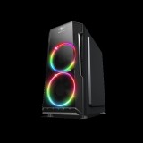 Spirit of Gamer Deathmatch 3 RGB (mATX, ablakos, fekete)