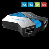 Spirit of Gamer Egér/Billentyűzet adapter konzolokhoz - SOG-CONV1 (3x USB-A, 2x USB-C, Nintendo/PS4/PS3/Xbox One)