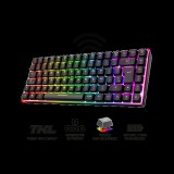 Spirit of Gamer ELITE K70 TKL RGB LED vezeték nélküli gamer billentyűzet (HU, USB, fekete)
