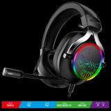 Spirit of Gamer Fejhallgató - MIC-XH600 (MultiPlatform, 7.1, mikrofon, hangerőszabályzó, nagy-párnás, fekete)