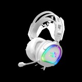 Spirit of gamer fejhallgató - pro-h6 rgb white (multiplatform, mikrofon, 3.5mm jack, hanger&#337;szabályzó, 2m kábel, fehér) mic-ph6wt