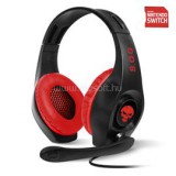 SPIRIT OF GAMER Fejhallgató - PRO-NH5 Red (Nintendo Switch,mikrofon, 3.5mm jack,hangerőszabályzó, 2m kábel fekete-piros) (SPIRIT_OF_GAMER_MIC-G715SW)