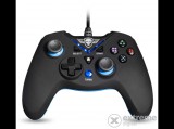 Spirit of Gamer Gamepad - XGP WIRED Blue PC és PS3 kompatibilis, fekete-kék
