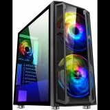 Spirit Of Gamer GHOST 5 táp nélküli ablakos ház fekete (8920RA) (8920RA)