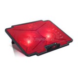 SPIRIT OF GAMER Notebook Hűtőpad 15,6"-ig - AIRBLADE 100 Red (25dB; max. 125,72 m3/h; 2x12cm, LED, 2xUSB2.0) (SPIRIT_OF_GAMER_SOG-VE100RE)