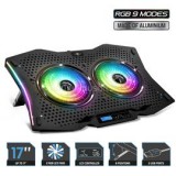 SPIRIT OF GAMER Notebook Hűtőpad 17"-ig - AIRBLADE 1000 RGB (18dB; max. 79 m3/h; 2x11,5cm, RGB LED, 2xUSB2.0) (SPIRIT_OF_GAMER_SOG-VE1000RGB)