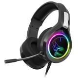 Spirit of Gamer PRO-H8 RGB fekete vezetékes gamer headset