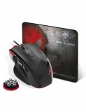 Spirit Of Gamer Pro M3 Gaming mouse + mousepad Set Black S-PM3RGB